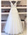 Sexy Lace Beach Wedding Dresses Appliques Bohemian A-line Tulle Bridal Wedding Gowns