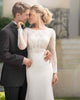 Sexy Mermaid Wedding Dress Outdoors Open Back Full Sleeve Summer Bridal Gowns with Train