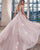 Princess Lace Wedding Dresses Appliqued See Through Bateau Neck Tulle A-line Bridal Gowns Outdoors
