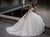 Gorgeous Lace Wedding Dresses Strapless Sexy Ball Gowns Tulle Skirt Bridal Dress with Butterfly