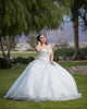 Gorgeous Sequined Quinceanera Dresses Ball Gown Sparkly Sweetheart Plus Size Quince Sweet 16 Dress