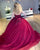Burgundy Quinceanera Dress Sexy Deep V-Neck Tulle Skirts Lace Appliques Beaded Princess Ball Gowns vestidos de quinceañera Sweet 16 Dress