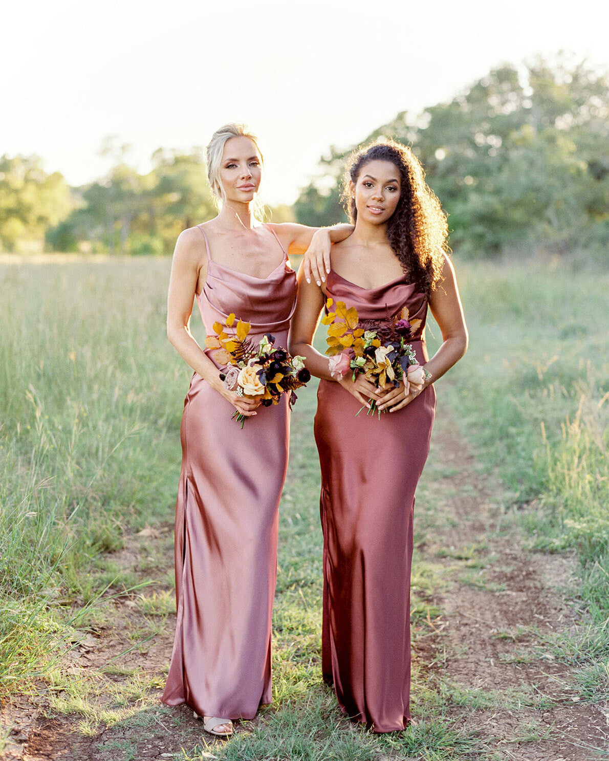 2021 Elegant Bridesmaid Dresses with a Cowl Neckline Sheath Party Gowns Floor Length 2021 Elegant Bridesmaid Dresses with a Cowl Neckline Sheath Party Gowns Floor Length