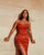 Sexy Kim Kardashian Red Party Dresses Split Side Strapless Mermaid Pageant Party Gowns