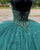 Emerald Green Quinceanera Dress Sequined Sparkly Tulle Ball Gowns Sweet 16 vestidos de quinceañera AW2207201