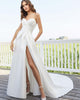 Real Photos Satin Wedding Dress Strapless Summer Beach Bridal Gowns AW22101001