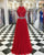 red-prom-dresses two-piece-prom-dresses lace-tulle-prom-gowns long-prom-dress lace-prom-dresses Long-prom-gowns