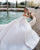 2019 Elegant Satin Wedding Dresses with Belt Beaded A line Scoop Modest Bridal Gowns Backless