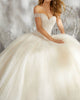 Princess 2018 Tulle Wedding Dresses Cap Sleeves Beaded Sparkly Ball Gown Bridal Wedding Gowns