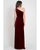 2021 Elegant One Shoulder Bridesmaid Dresses Split Side Soft Velvet Party Dress for Bridesmaids