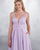 Elegant 2019 Lace Satin Ruffles Bridesmaid Dresses V-Neck Floor Length