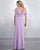 Modest Lilac Chiffon Bridesmaid Dresses with V-Neck Long Party Gowns New Arrival