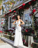 Elegant Lace Mermaid Wedding Dresses V-Neck Sexy 2018 Beach Wedding Gowns New Fashion