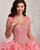 Coral Pink Organza Ruffles Quinceanera Dresses Beadings Sweetheart Ball Gown vestidos de quinceañera