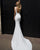 Simple Mermaid Wedding Dresses with Square Neckline Satin Wedding Gowns 2018 Fashion Style