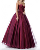 Sexy Burgundy Prom Dresses Sweetheart 2018 Organza Ruffles Long Prom Party Gowns Pageant Dress